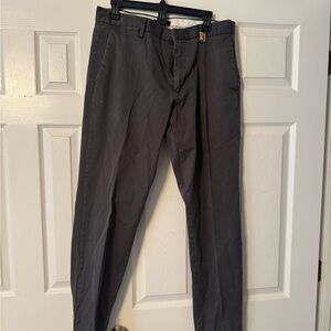 Banana Republic Gray Chinos Classic Straight-Leg